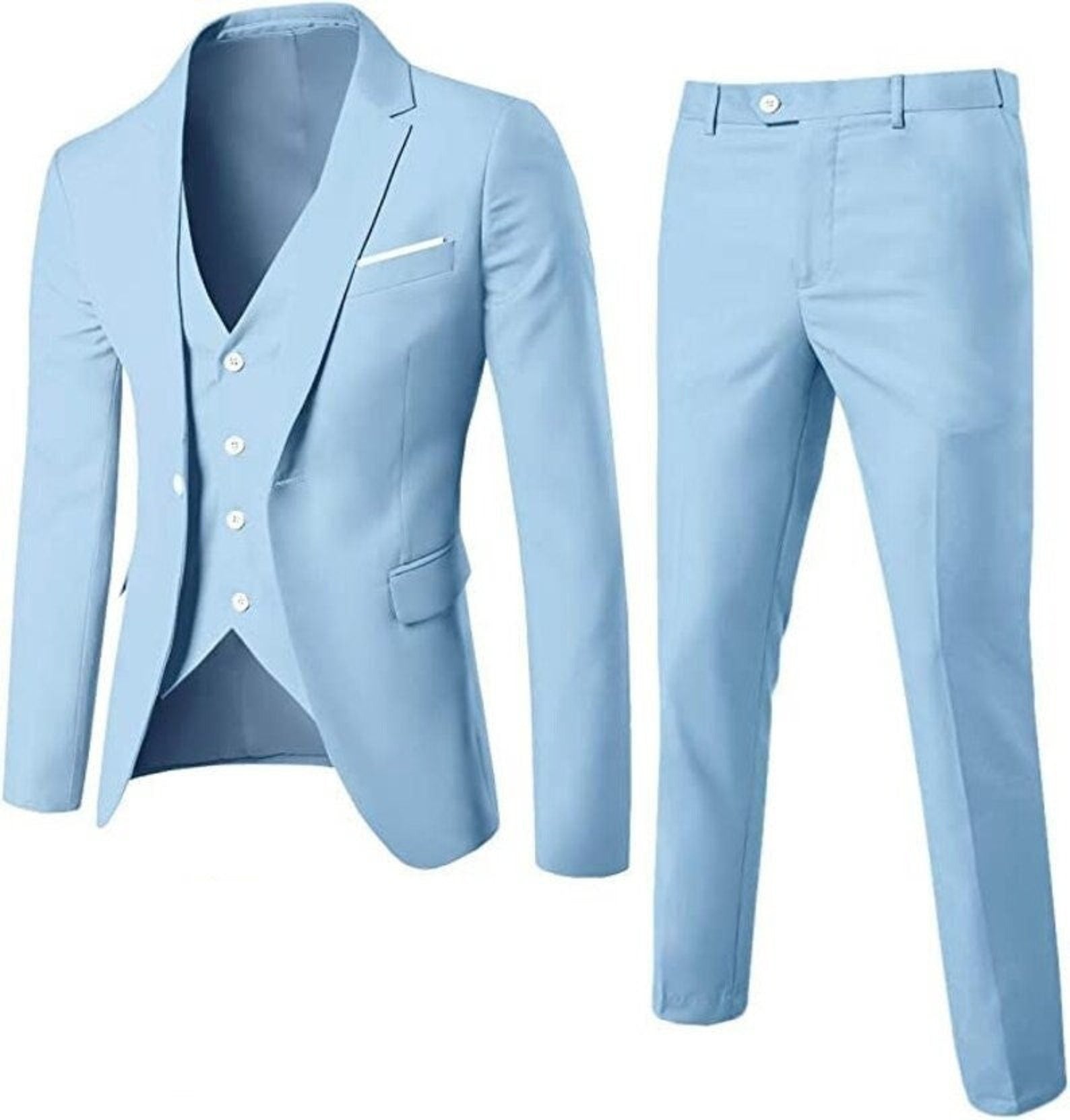 Madhu Couture New Stylish Designer Partywear Coat Pant and Waistcoat 3 piece suit for men.
