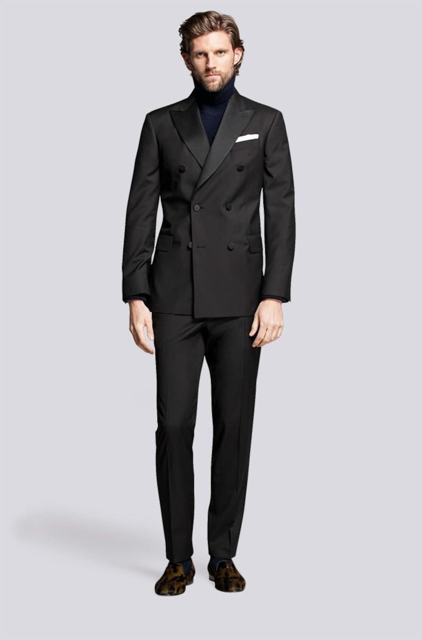 Madhu Couture Black Coat Pant Designer Formal Fashion Wedding 2 Piece Groom Party Wear Coat Pant Suit For Men.