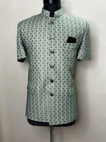 Green Safari Suit for Men