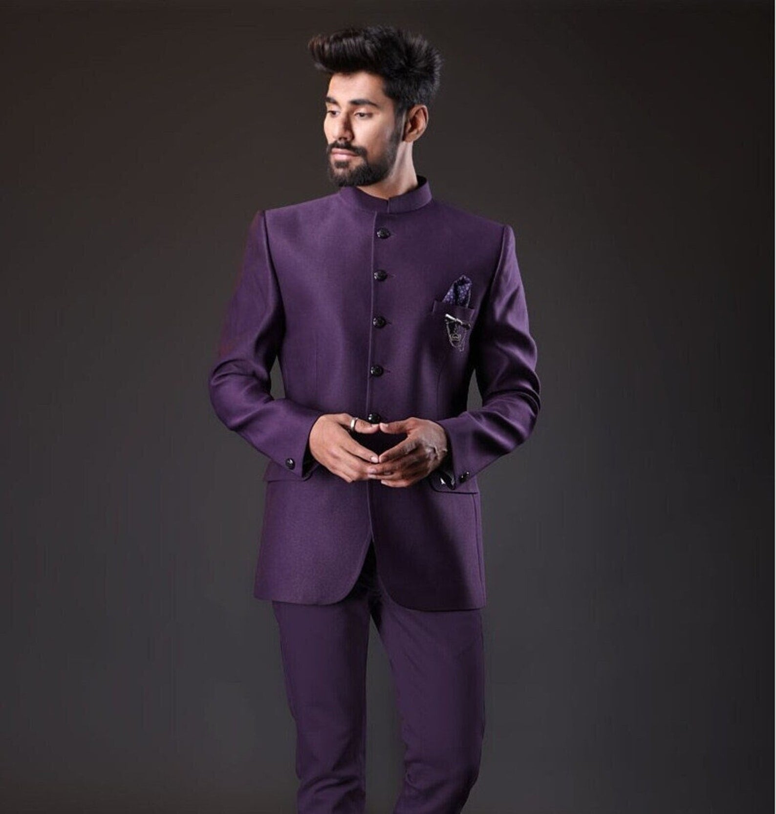 Madhu Couture New Stylish Collection of Partywear Designer Ethnic Jodhpuri Suit for Men .