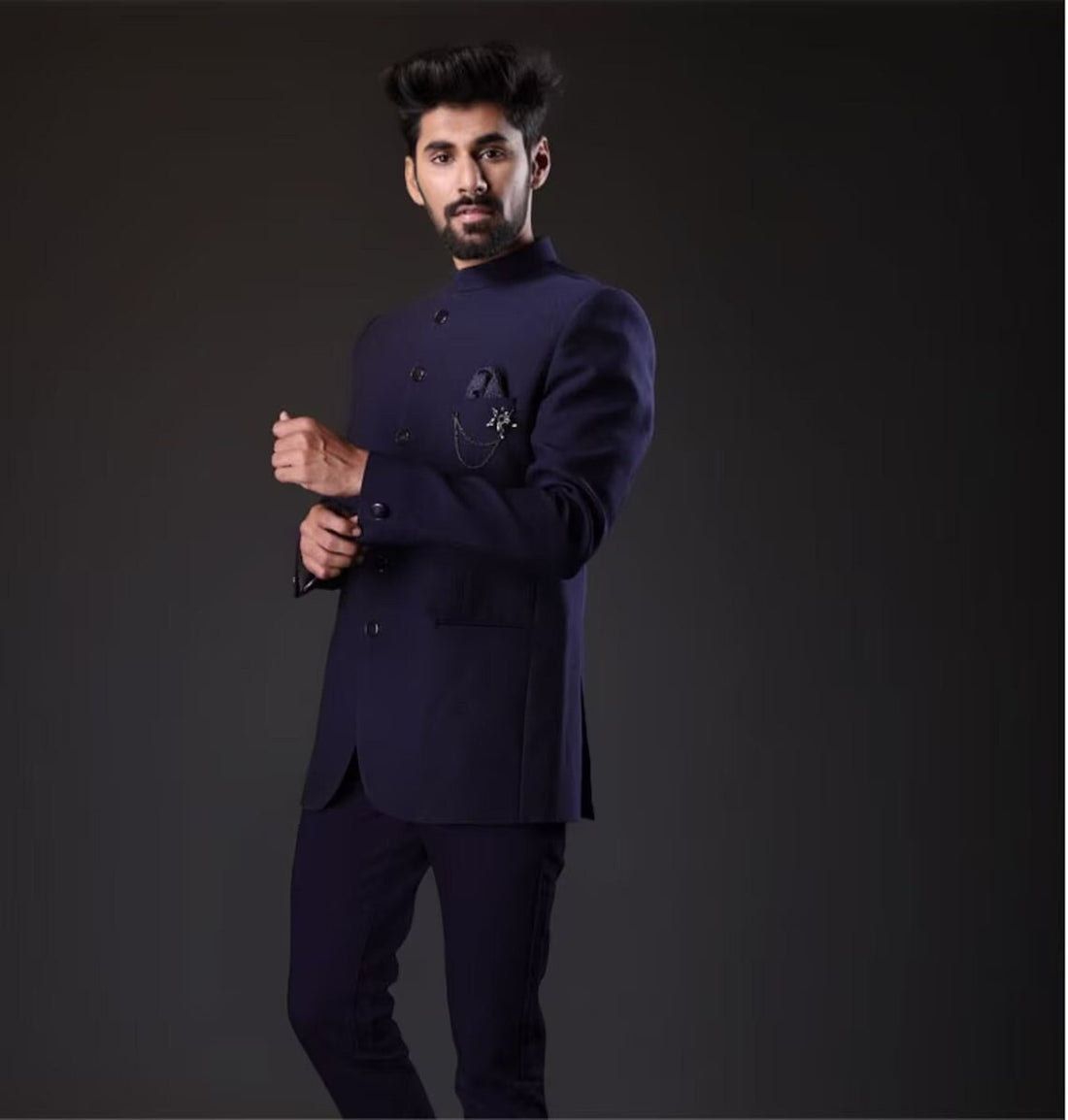 Madhu Couture New Stylish Collection of Partywear Designer Ethnic Jodhpuri Suit for Men .