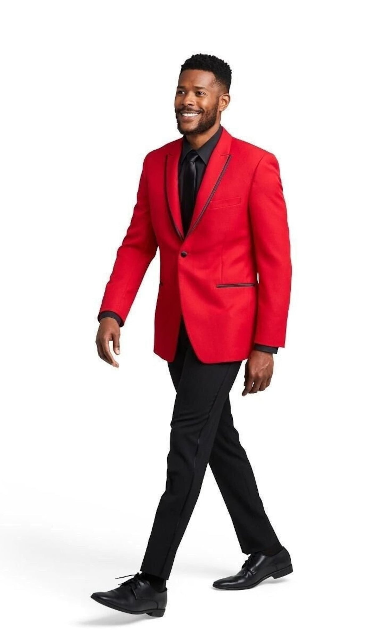 Madhu Couture Red New Stylish Designer Formal Fashion Wedding Party Wear Royal Groom OutFits Coat Pant Suit For Men.