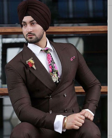 Madhu Couture Stylish Designer Partywear Mens Fashion Formal Color Coat Pant 2 Piece suit For Men