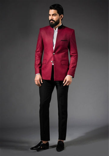 Madhu Couture New Stylish Collection of Partywear Designer Ethnic Jodhpuri Suit for Men Reception and party wear Blazer for men