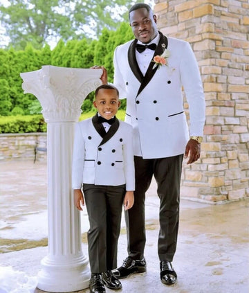 Madhu Couture New Stylish Designer Formal Fashion Wedding Party Wear White Coat Pant Suit For Men.