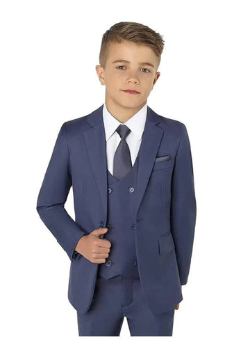 Madhu Couture New Stylish Formal Designer Collection of Boys Kids 3 Pc Coat, Pant and Jacket Set.