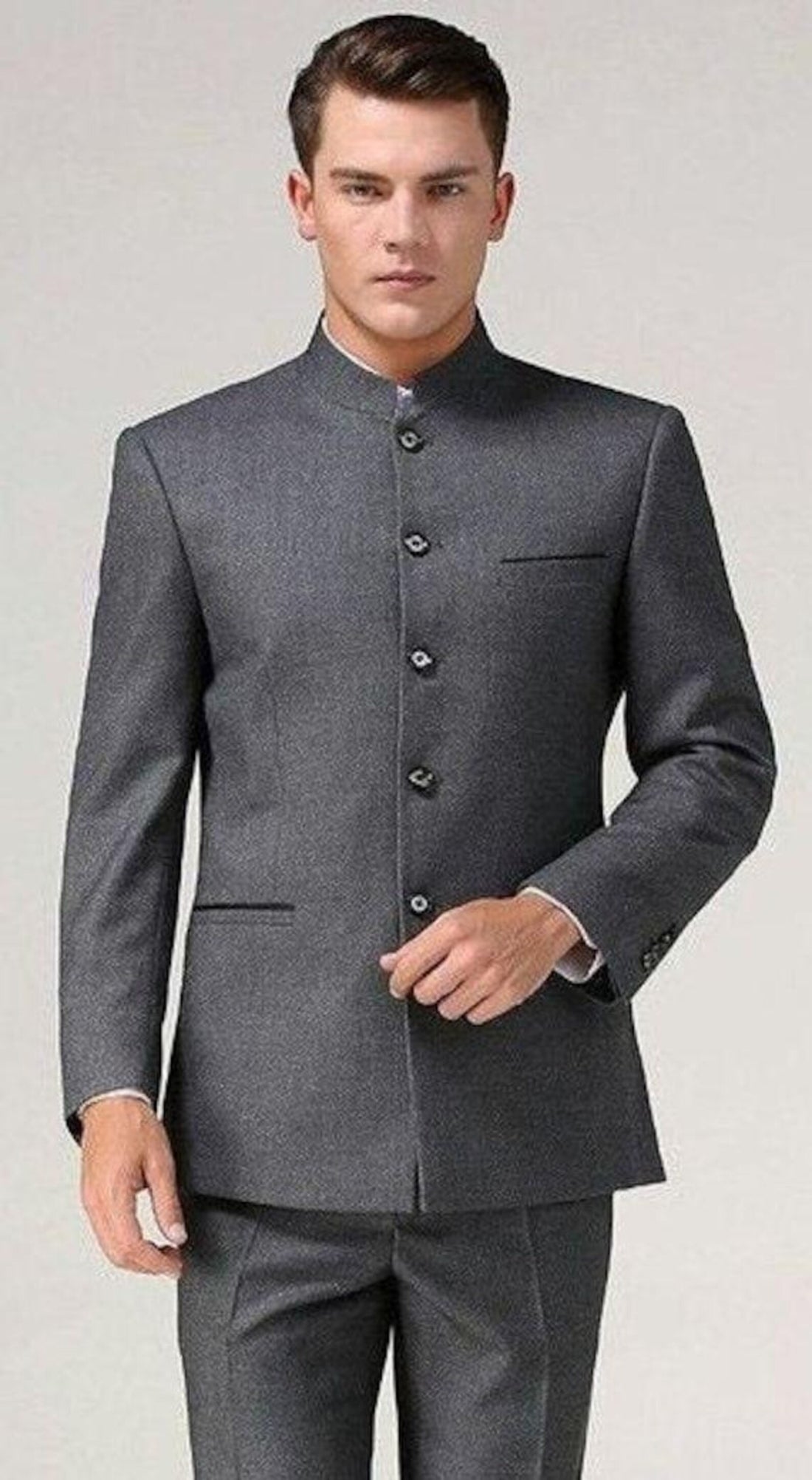 Men Jodhpuri Suit - Modern Slim Fit Blazer, Pants & Shirt for Weddings, Formal Events and Elegant Evening Parties